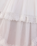6259 Baby Girl Dresses Wedding Dresses Baptism Dress Frocks Party Wear Fancy Flower Embroidery Newborn White Clothes Wholesales