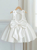 5370 Wholesale Satin Princess Night Summer Flower Girl Wedding Birthday Dresses for Kids Girls