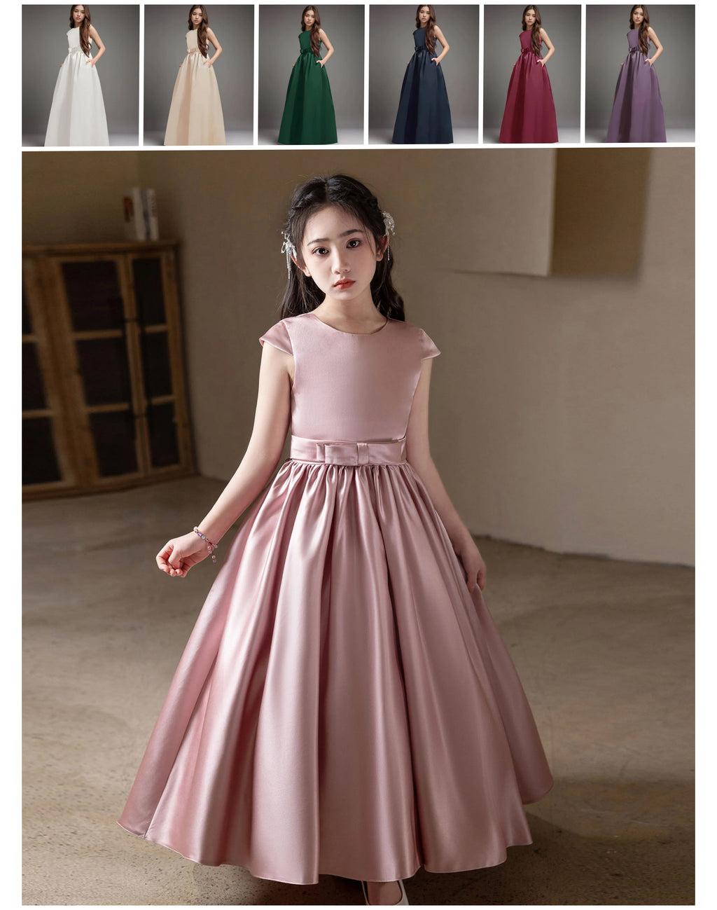 5081 Wholesale Princess Dress for Girl Party Dress Evening Clothes for Girls Formal 12 Years Birthday Dresses for Teenage Girls