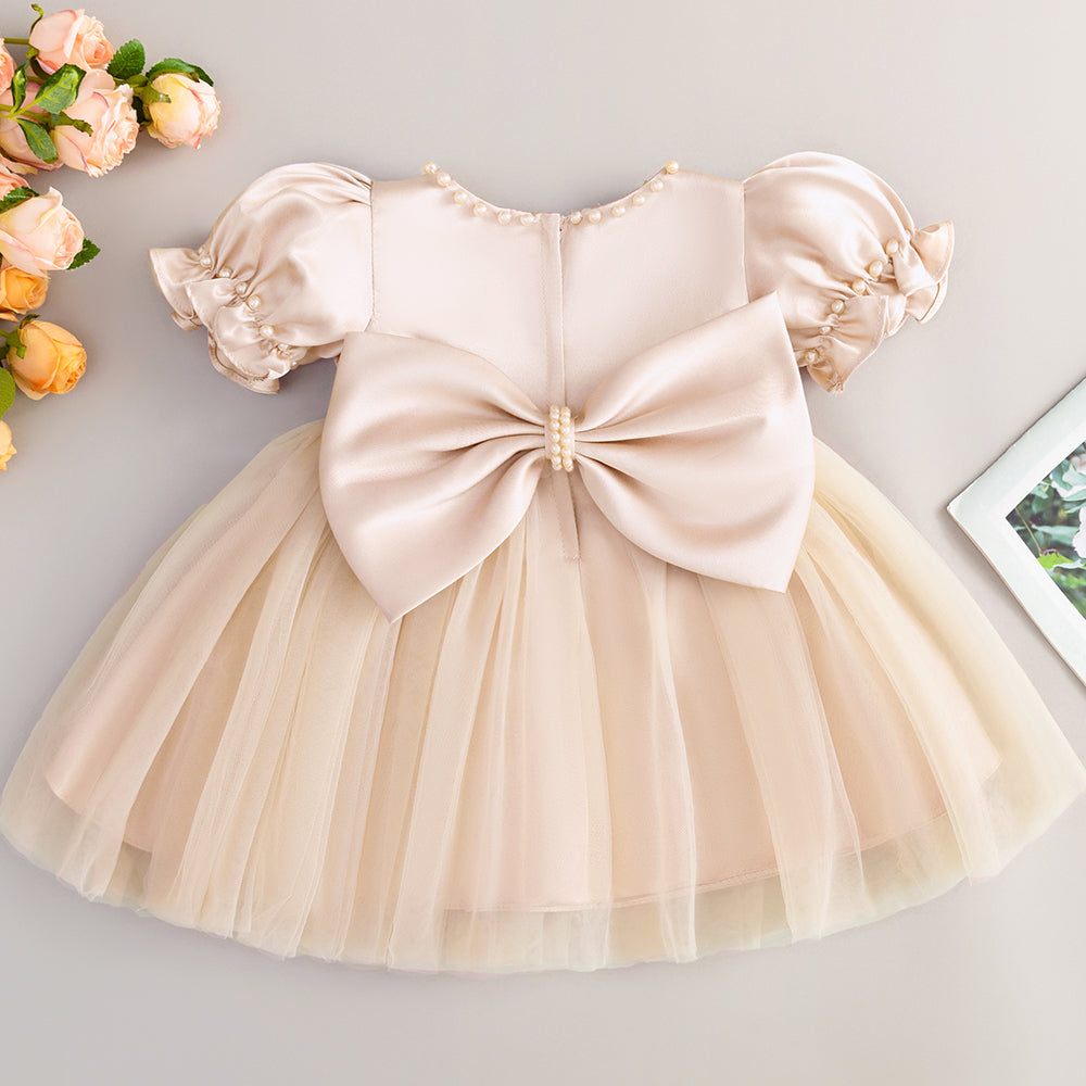 5069 Luxury Toddler Baby Girl Dress Green Purple Puff Net Fairy Casual Baptism Occasion Dresses for 6 Months Baby Girls
