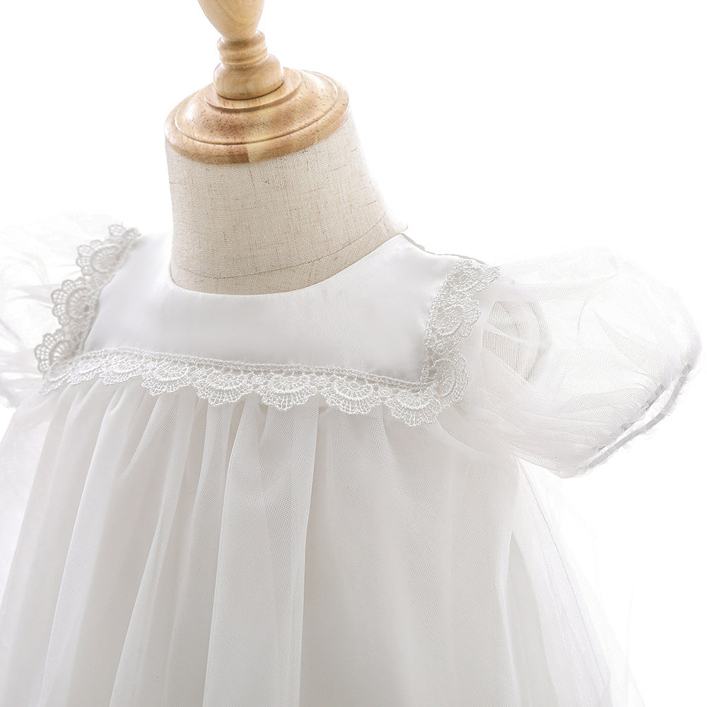 7883 Formal Dresses Luxury Baby Girls Wholesale Flower Baby Girl Dress Casual Ball Gown Bow Princess Wedding Fancy Cute High Quality