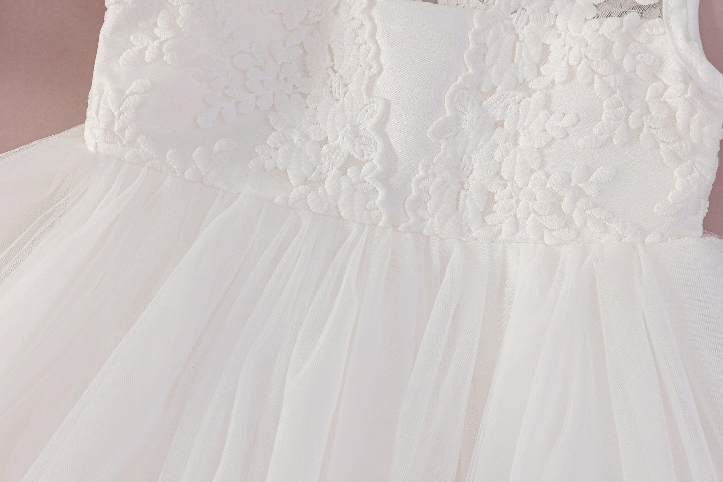 5136 Wholesale Baby Girls Dress White Baby Dresses Embroidered Wedding Dresses Flower Girls Christening Gown for Baby Baptism