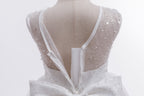 5137 Wholesale White Lace First Communion Dress Kids Flower Girl Formal Wear for Church First Holy Communion Ceremony