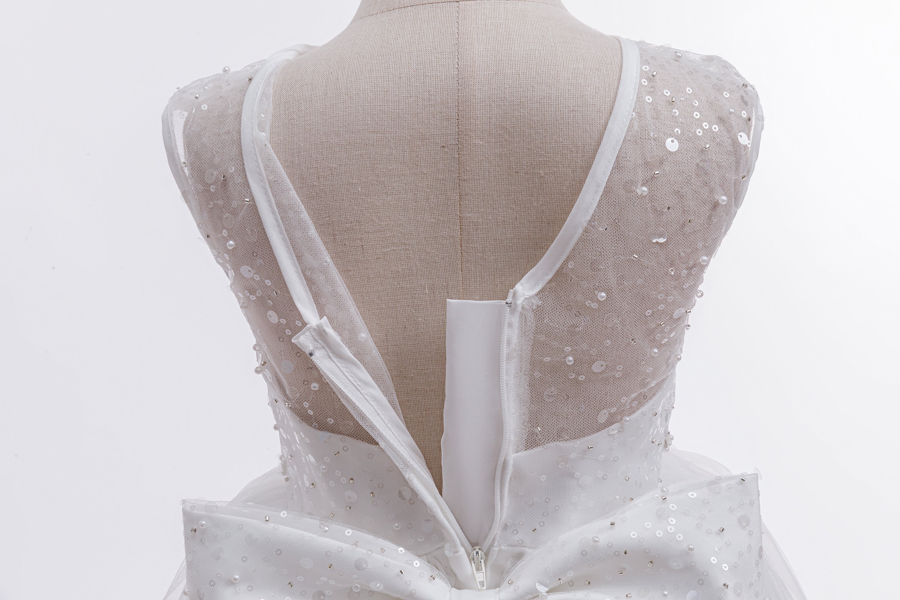 5137 Wholesale White Lace First Communion Dress Kids Flower Girl Formal Wear for Church First Holy Communion Ceremony