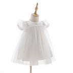 7883 Formal Dresses Luxury Baby Girls Wholesale Flower Baby Girl Dress Casual Ball Gown Bow Princess Wedding Fancy Cute High Quality