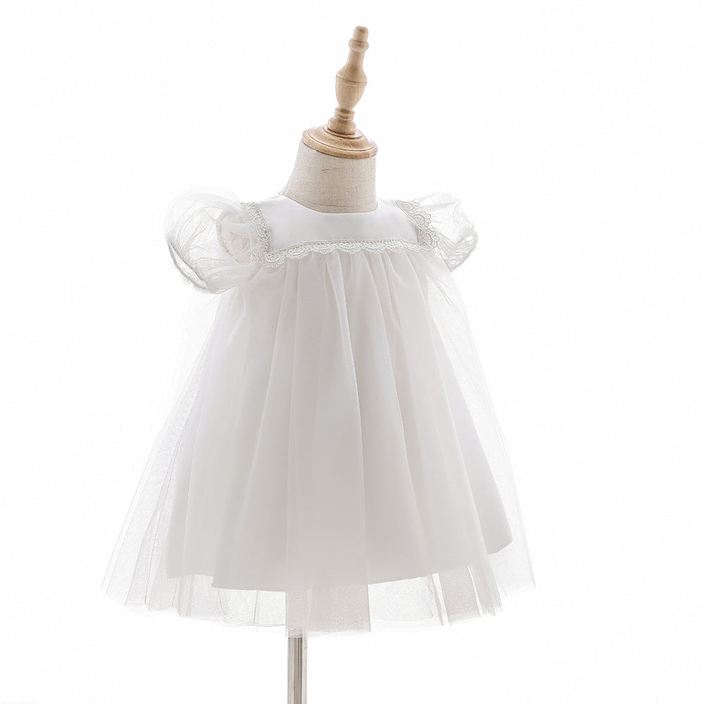 7883 Formal Dresses Luxury Baby Girls Wholesale Flower Baby Girl Dress Casual Ball Gown Bow Princess Wedding Fancy Cute High Quality