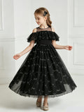 7209 Hot Selling Children Latest Fashion Communion Dresses for Kids Designs New Model Girls Ruffle Ball Gown