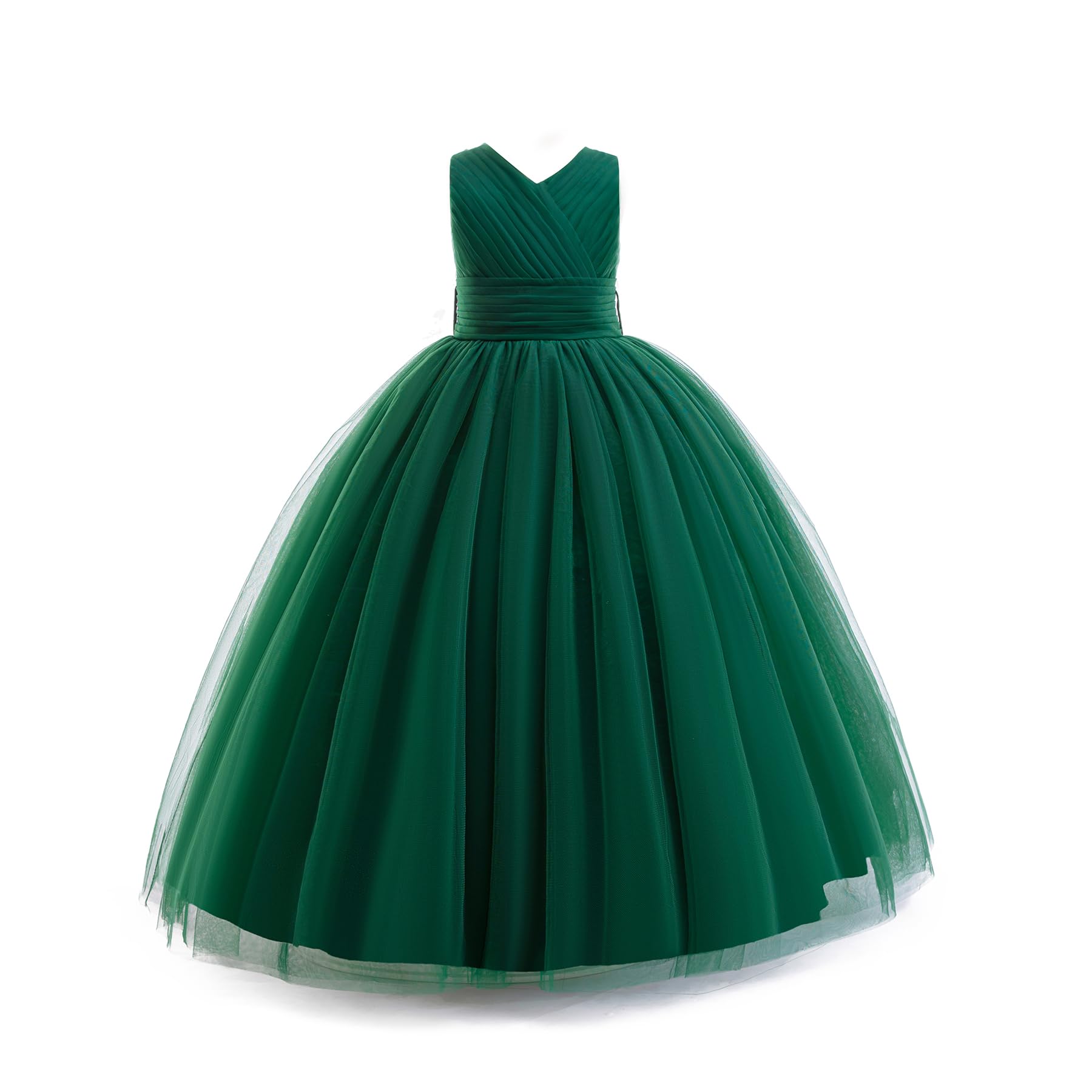 5091 Wholesale Elegant Casual Baby Girl Princess Gown Muslim Eid Flower Girl Wedding Party Dresses for Kids Girls 10-12 Years Old