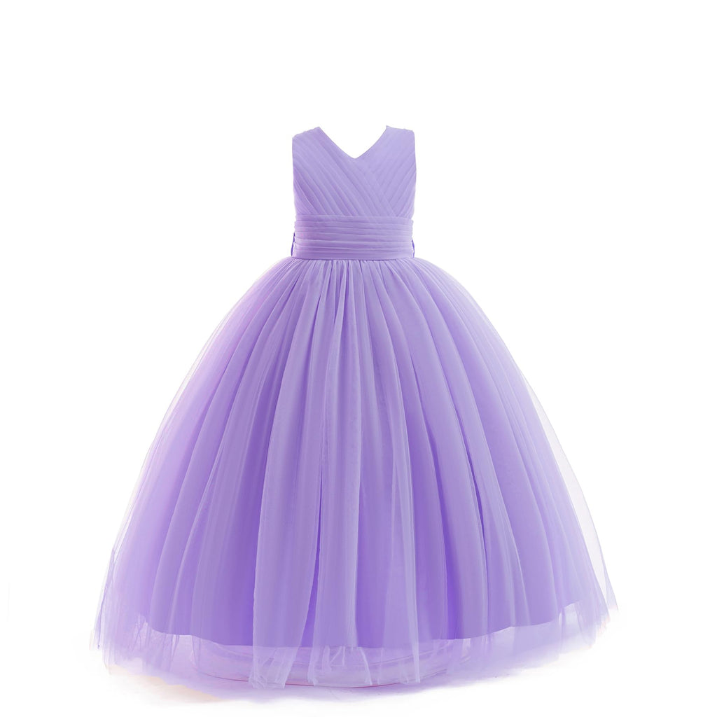 5091 Wholesale Elegant Casual Baby Girl Princess Gown Muslim Eid Flower Girl Wedding Party Dresses for Kids Girls 10-12 Years Old