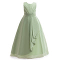 5129 Elegant Style Children's Evening Dresses for Girls 12 Years Princess Big Girl Dress Summer Kid Birthday  Frocks