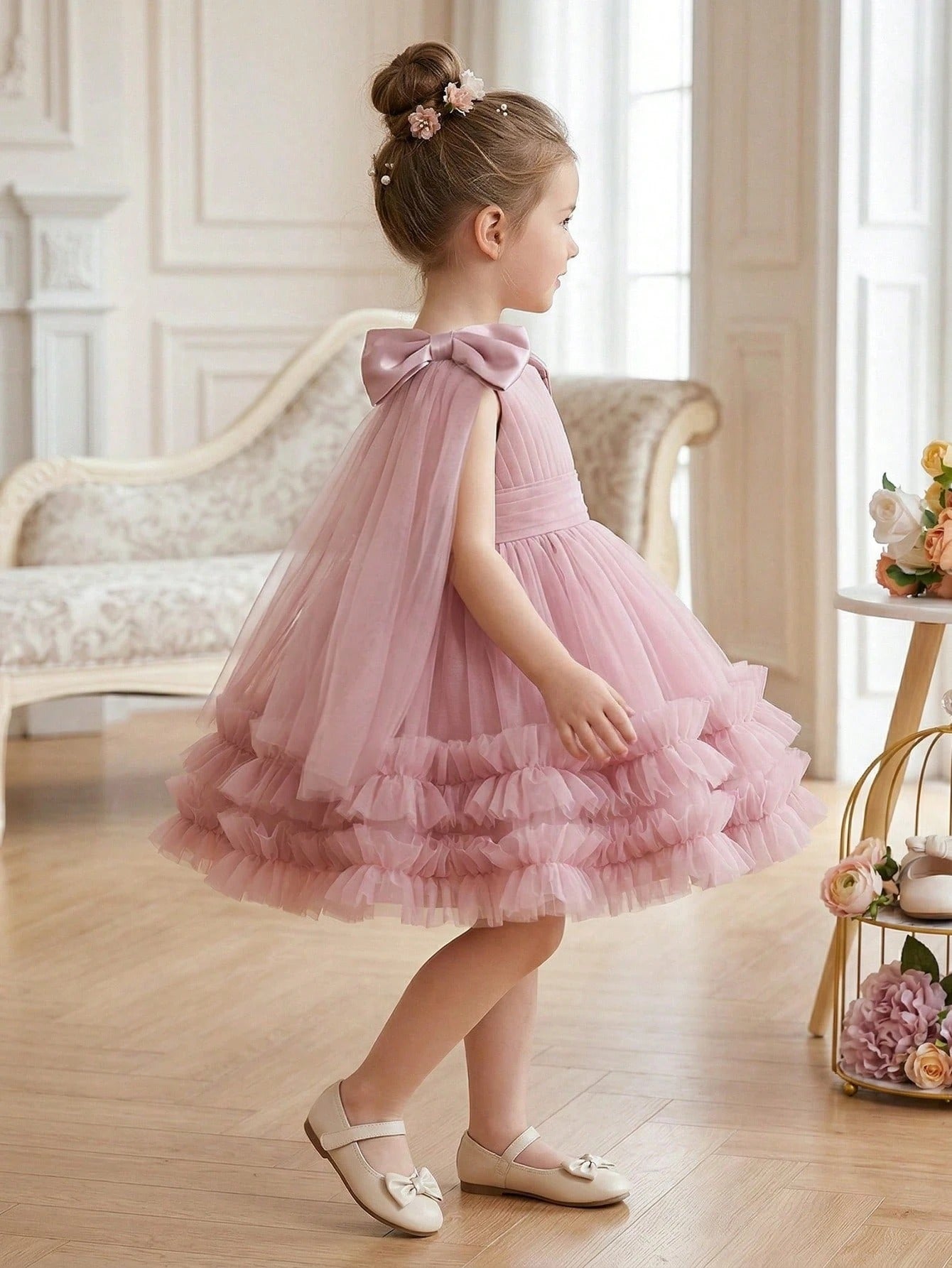 5188 Wholesale Toddler Girls Gown Western Dress Design Birthday Party Wear Frock Dress Baby Clothes for Kids Little Girls 6 Years