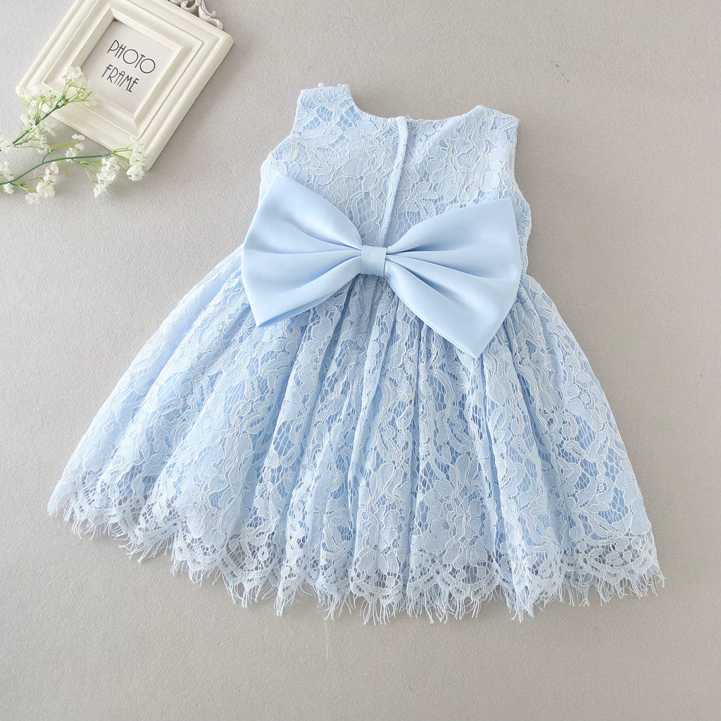 9866 1 Years Baby Girl Polynesian Dress Baby Blue Reception Dress 1st Birthday Indian Eid Dress Wholesale Baby Girl Frock Party Dress