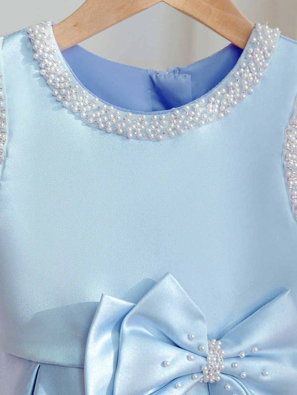 7891 Navy Blue Flower Girl Uniform Church Dress 3 Years Old Baby Girl Summer Birthday Party Wear Dress Made in China for Baby Girl