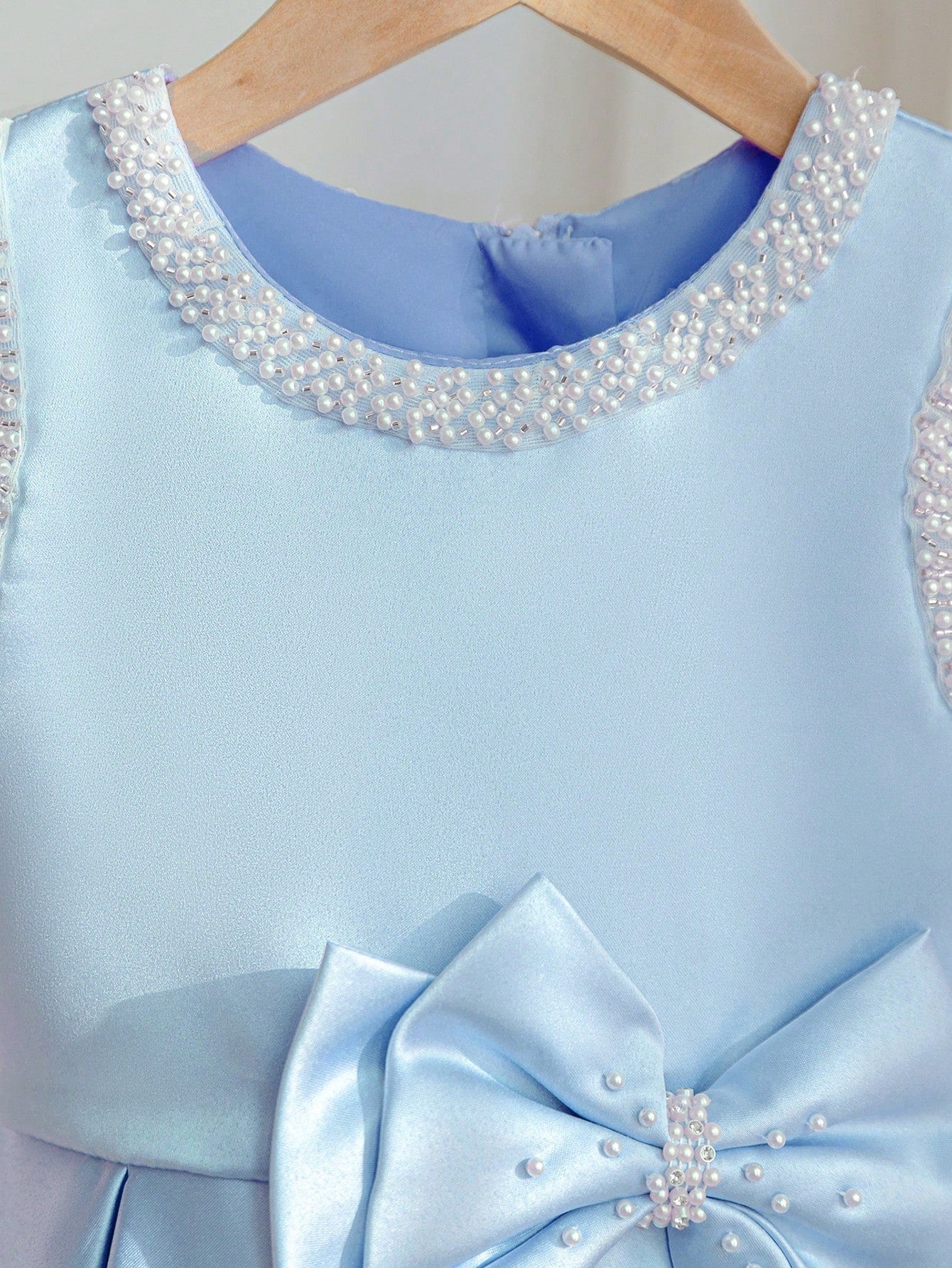 7891 Navy Blue Flower Girl Uniform Church Dress 3 Years Old Baby Girl Summer Birthday Party Wear Dress Made in China for Baby Girl
