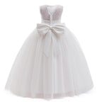 5137 Wholesale White Lace First Communion Dress Kids Flower Girl Formal Wear for Church First Holy Communion Ceremony