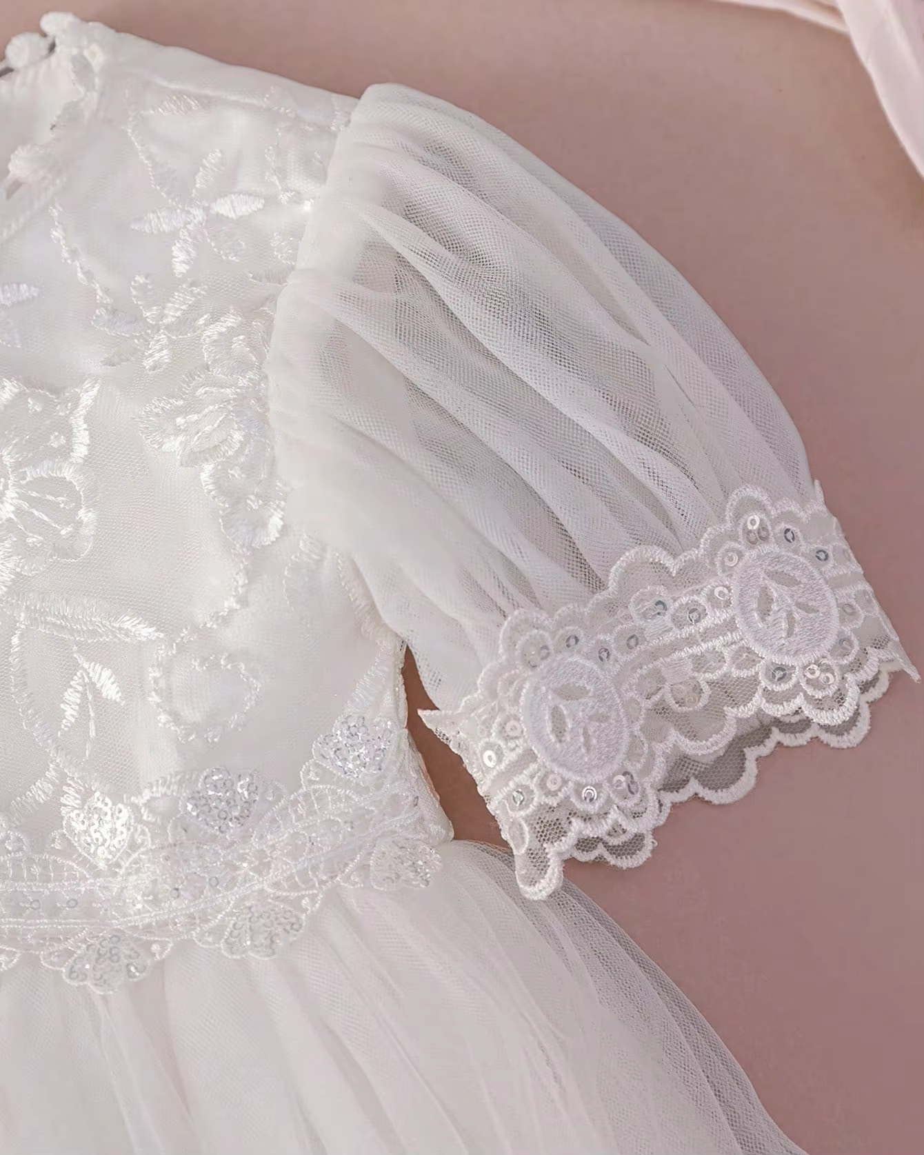 5130 Summer Newborn Baby Style Embroidery Baby Infant Baptism Dress for Baby Girl 1 Year Wedding Birthday Party Soft Set