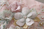 9770 Embroidery Cute Baby Girl Baptism Dresses Wholesale Christening Gowns Sleeveless Lace Birthday Baby Frock Design Girl Dress
