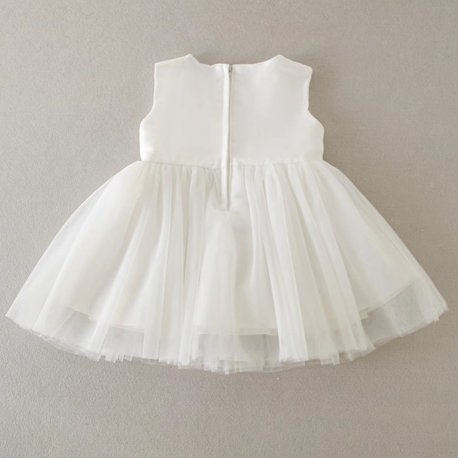 7521 Baby Girls Elegant Baptism Dress Lace Luxury Beautiful White Baby Girl Cute Gown Christening Formal Fashion New Design