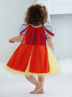 6273 Wholesale Tulle Short Sleeves Sequin Baby Flower Girl Dresses 18-24M Blue Gold Toddler Baby Girl Newborn Tutu Dresses 1Y