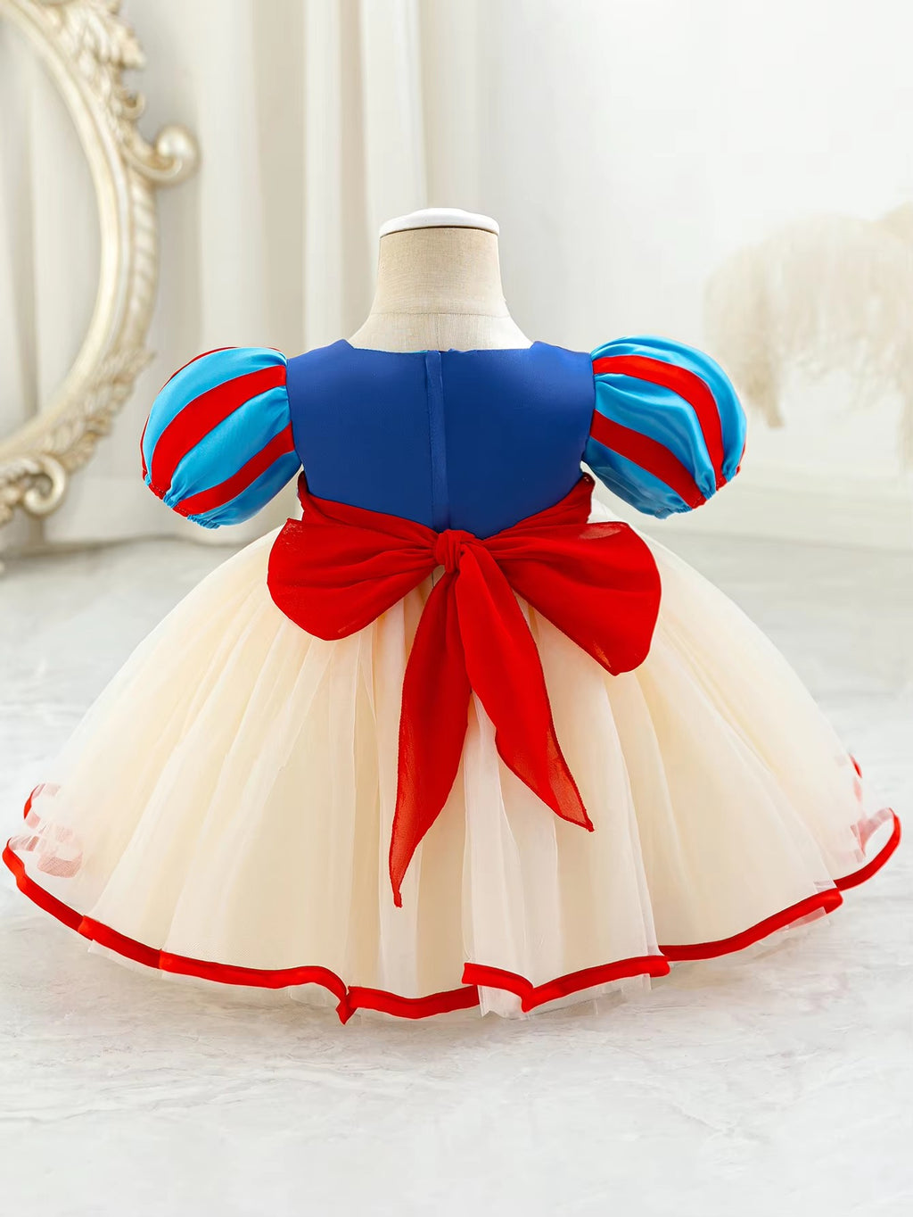 6267 Infant Baby Birthday Party Ball Gown Wedding Fluffy Special Occasion Formal Baby Dress Girl