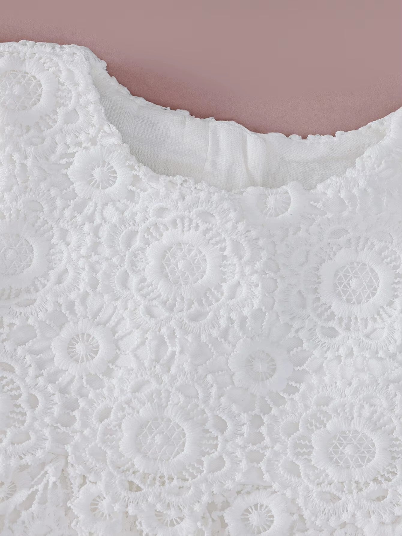 7523 Soft New Born Baby Girl Lace Party Dresses White First Communion Christening Gown Infant Baptism Dress