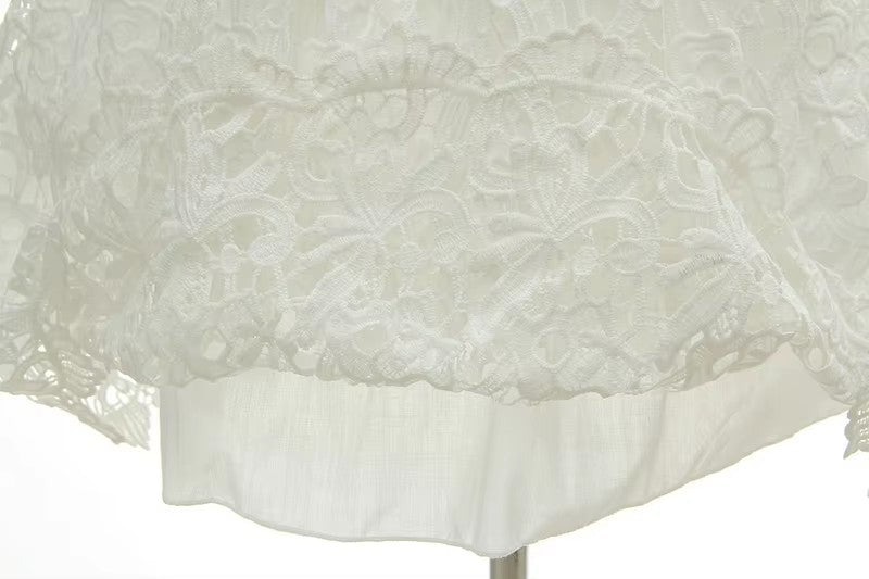 6110 Toddler Dress Clothing White Lace Short Sleeve Baptism Dress Princess Girl Christening Gown With Hat Baby Dresses