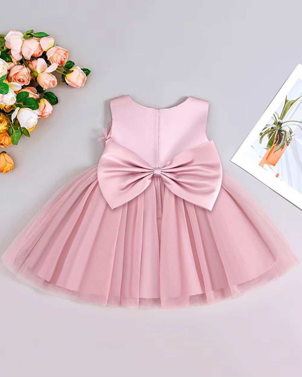 5196 Wholesale Summer Baby Dresses Girls' Princess Flower Baby Girl Clothes 6-12 Months Birthday Dress Babies