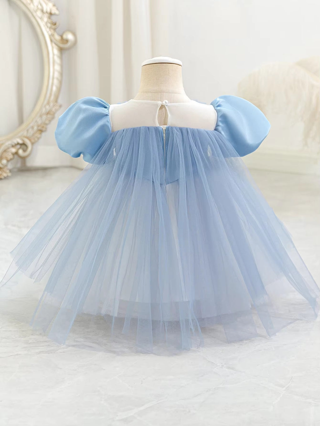 6271 Baby Girls' Party Dress Formal Ball Gown Birthday Ceremony Toddler Girls Dresses Princess Summer Wholesale of Baby Clothes