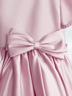 5180 Ball Gown for Kids Beaded Satin  Little Girls Party Dresses Birthday Flower Girls Dress Princess Boutique Clothes