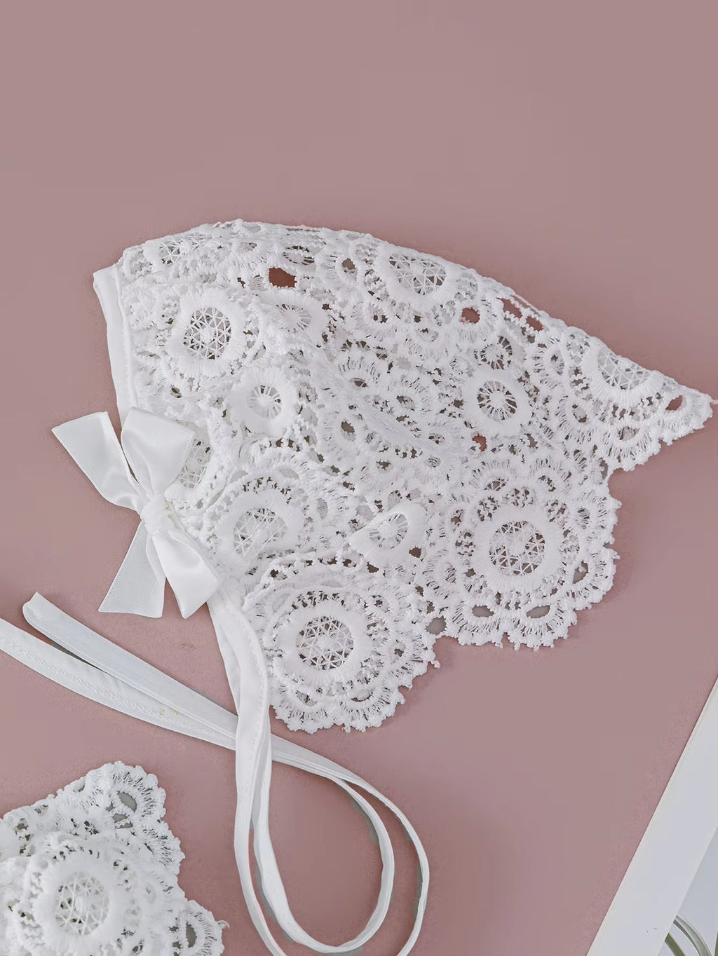 7523 Soft New Born Baby Girl Lace Party Dresses White First Communion Christening Gown Infant Baptism Dress