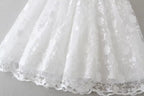 6155 Infant Dress for Girls Baby Girl Flower Christening Baptism Dress Formal Party Special Occasion Dresses Flower Girl White Gown
