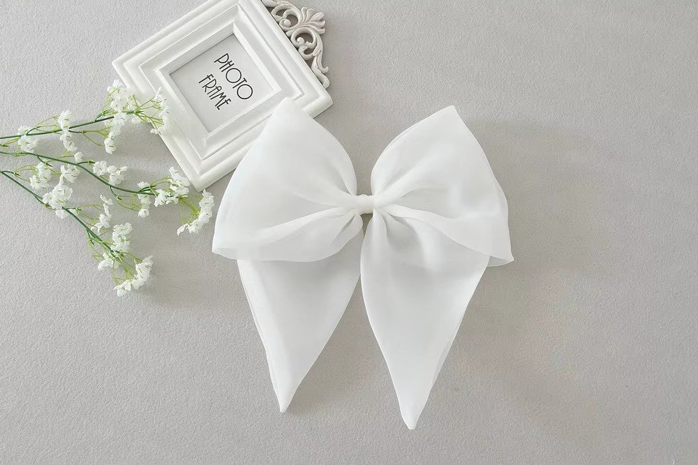 2050 Baptism Dress with Bow Newborn Girls Princess Birthday Party White Baby Dresses Fancy Frock Tutu Dress for Christening