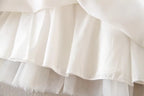 7521 Baby Girls Elegant Baptism Dress Lace Luxury Beautiful White Baby Girl Cute Gown Christening Formal Fashion New Design