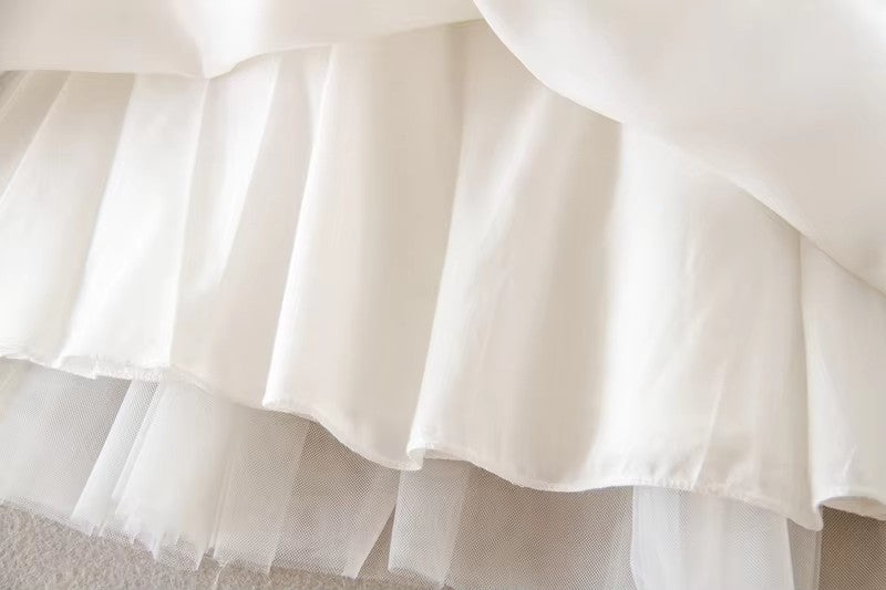 7521 Baby Girls Elegant Baptism Dress Lace Luxury Beautiful White Baby Girl Cute Gown Christening Formal Fashion New Design