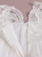 5172 Baby Girl Dresses Embroidery Newborn Girls Clothes White Princess Party Toddler  Birthday Party Baby Baptism Dress