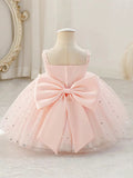 5302 Wholesale Sparkly Elegant Cute Casual Pageant Ball Evening Gown Birthday Dress for One Year Old Kids Infant Baby Girls