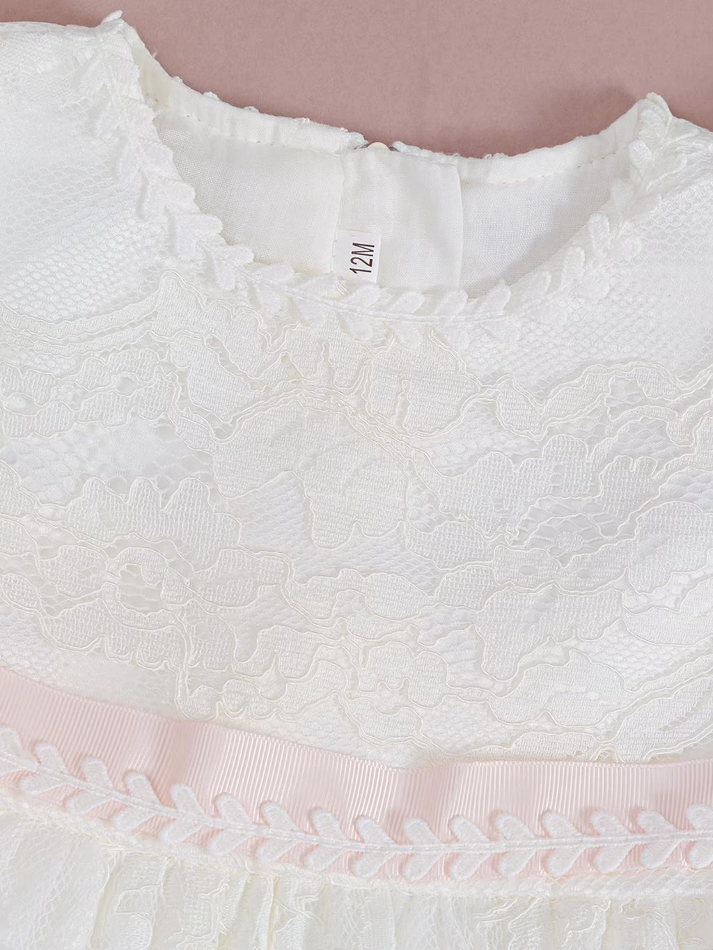 6129 Baby Girl Clothes Baptism Dress Costume Christening Baby Frock Party Wedding Lace Dress Birthday Party Clothing White Baby Dress