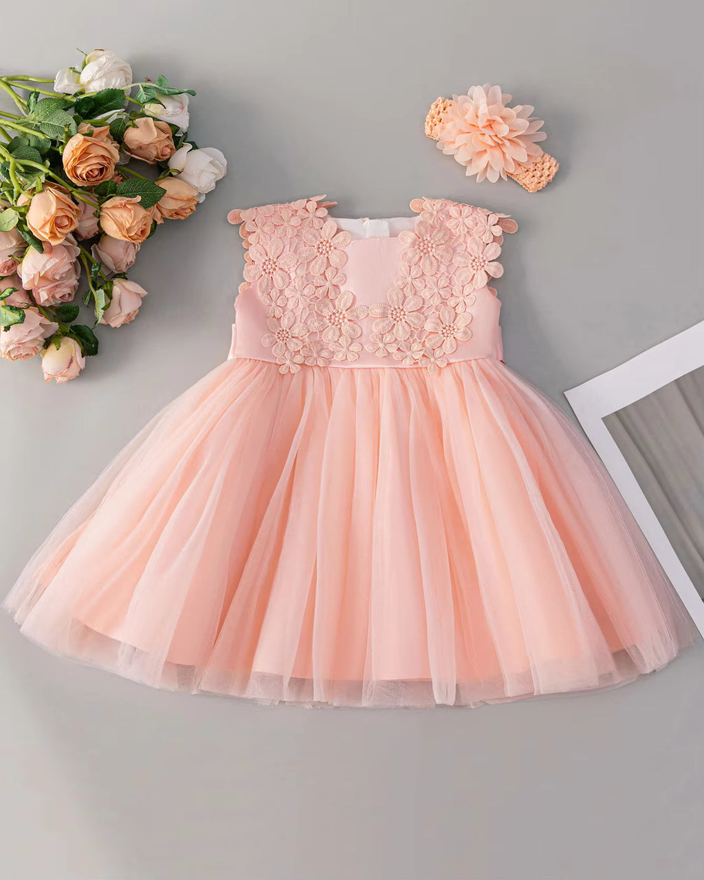1782 Infant Pageant Party Toddler Ball Gown White Newborn Baby Baptism Girl Dresses