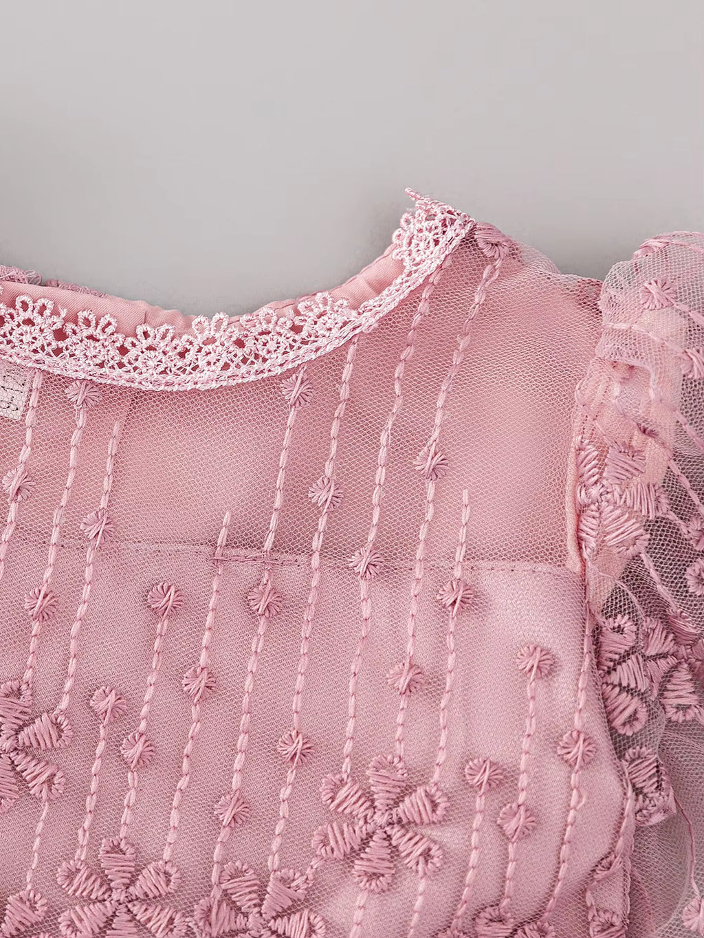 8515 Party Dress for Baby Girl Long Sleeve Infant Dress 6-9 Months Picnic Princess Dress Low Price Newborn Baby Girl Items