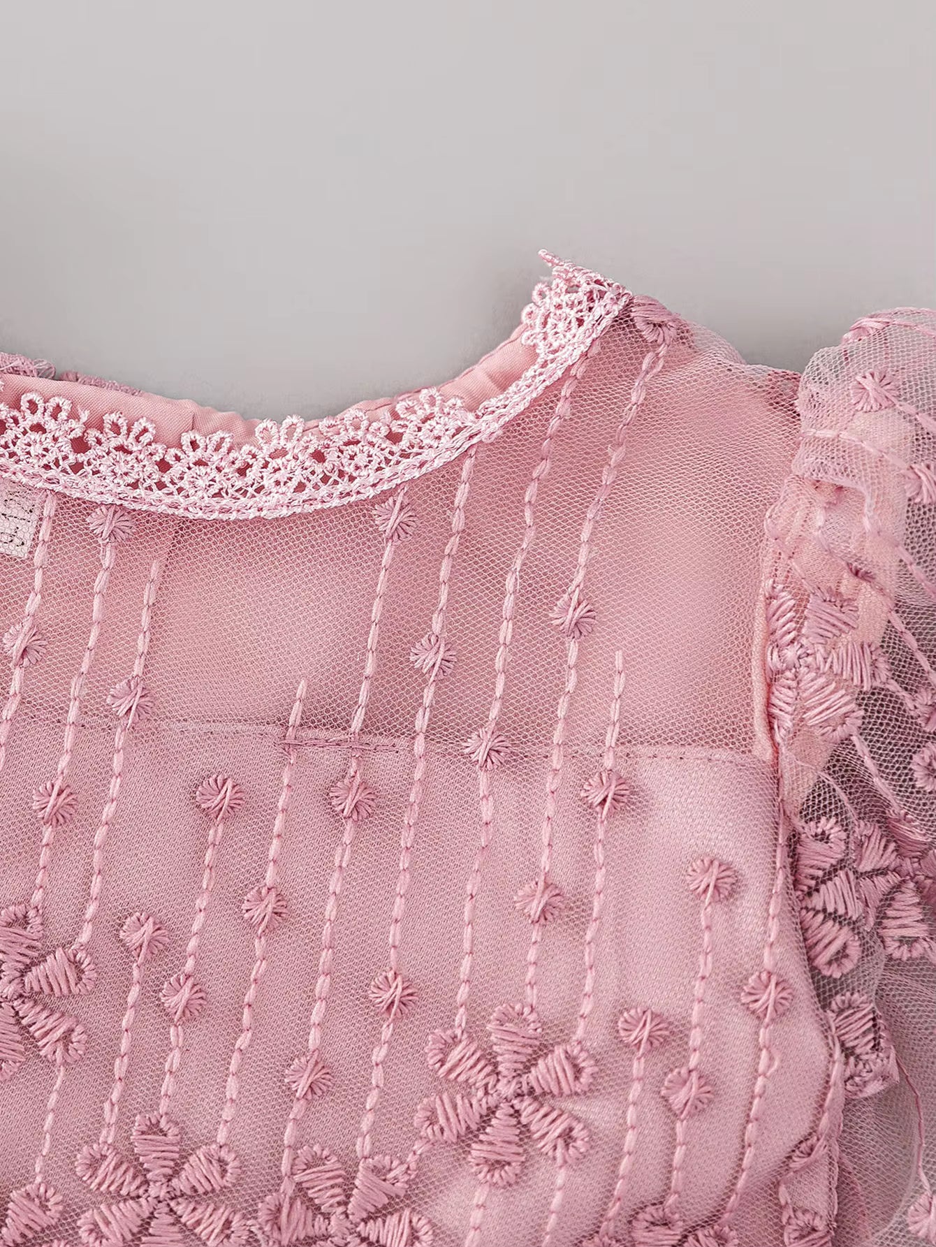 8515 Party Dress for Baby Girl Long Sleeve Infant Dress 6-9 Months Picnic Princess Dress Low Price Newborn Baby Girl Items