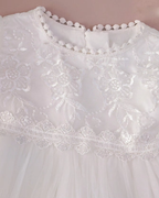 5130 Summer Newborn Baby Style Embroidery Baby Infant Baptism Dress for Baby Girl 1 Year Wedding Birthday Party Soft Set