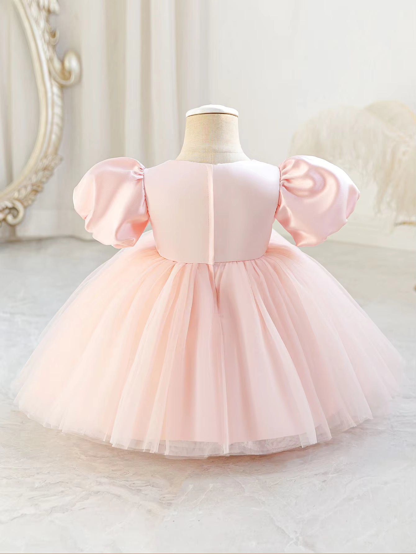 6270 New Style 8 Month Baby Dress 2 Years Baby Girl Wedding Birthday Fluffy Heavy Frock Party Gown Birthday Dress for Baby Girl
