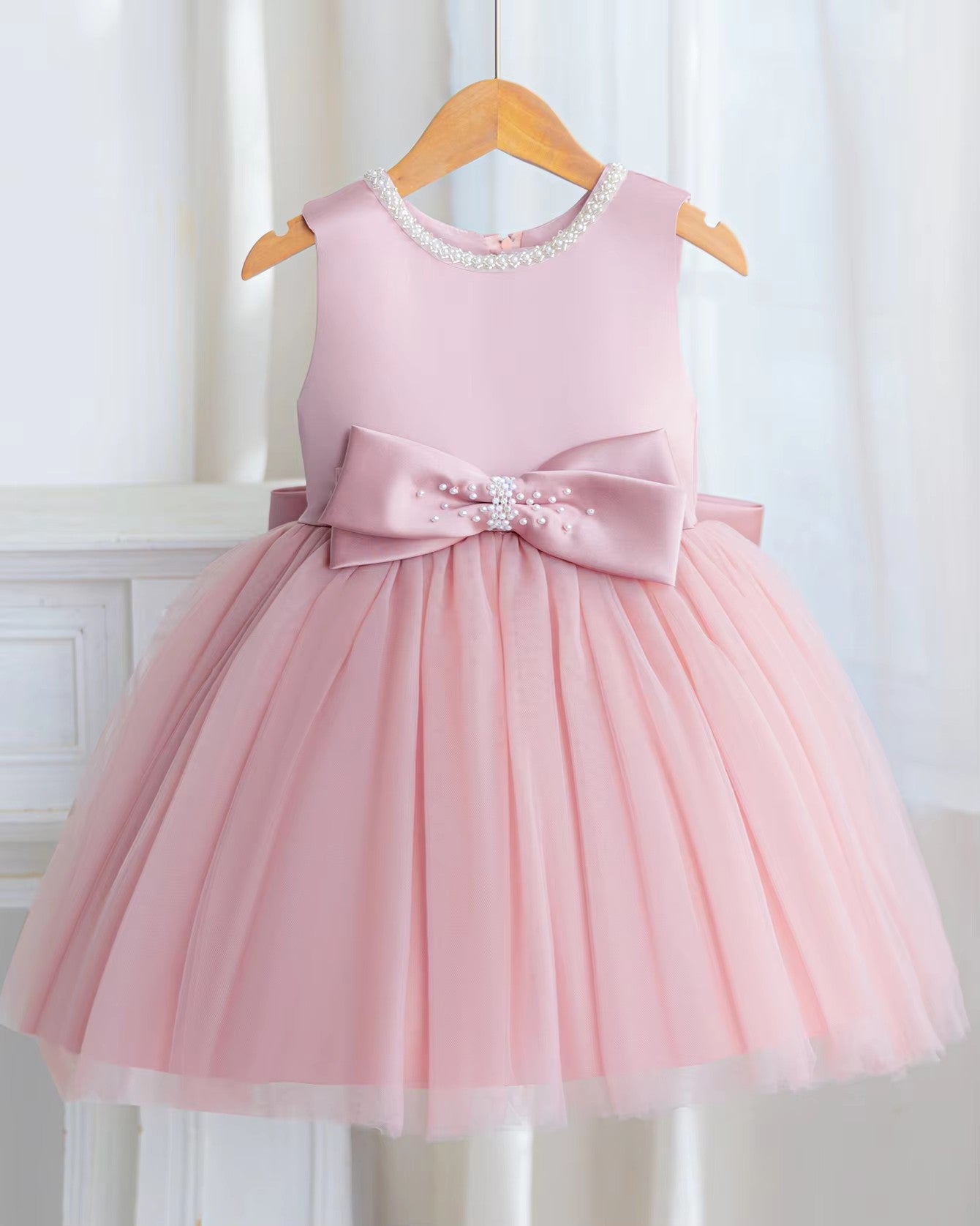 5170 Kids Dresses for Girls Princess Skirt Summer 2026 New Little Girl Flower Children's Fluffy Mesh Dress