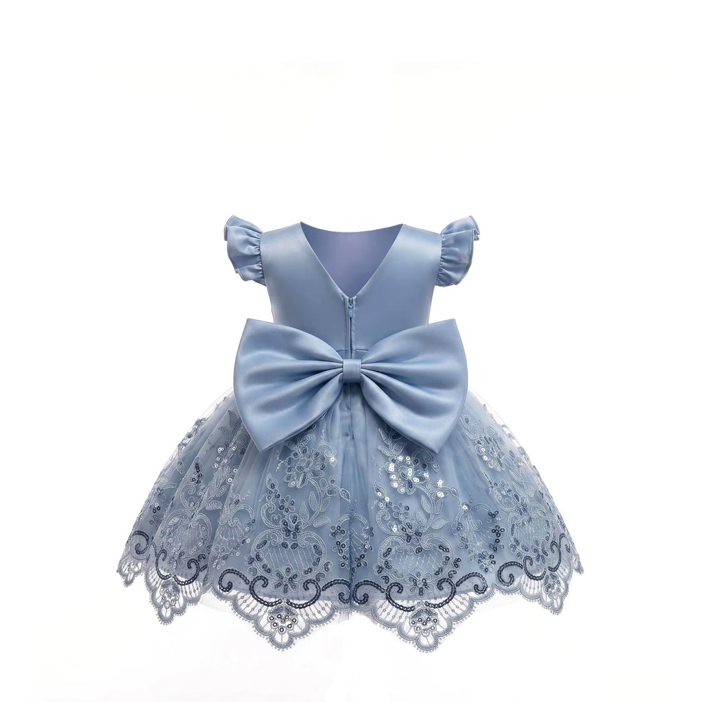 5359 Wholesale Infant Outfit Cotton Baptism Summer Princess Dress for Newborn 1 Year Old Baby Girls 1st Birthday Party Wedding