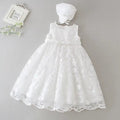6155 Infant Dress for Girls Baby Girl Flower Christening Baptism Dress Formal Party Special Occasion Dresses Flower Girl White Gown