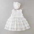 7171 Christening Dress for Baby Girl 0-24M White Embroidery Elegant Toddlers Girl Dresses High Quality Baby Girl Wedding Frocks