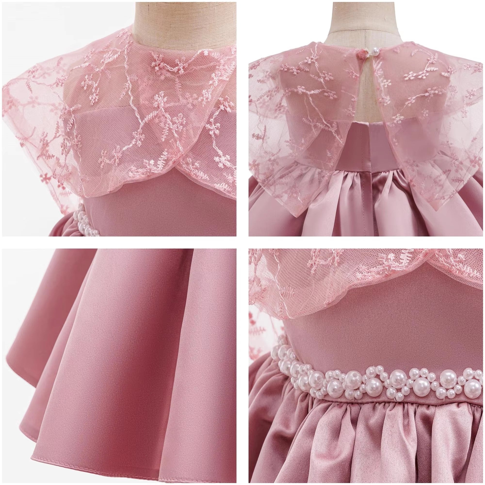 5256 Toddler Baby Girls Gown Princess Dress for Girl Pageant Wedding Birthday Party Gown Prom Flower Girls' Dresses