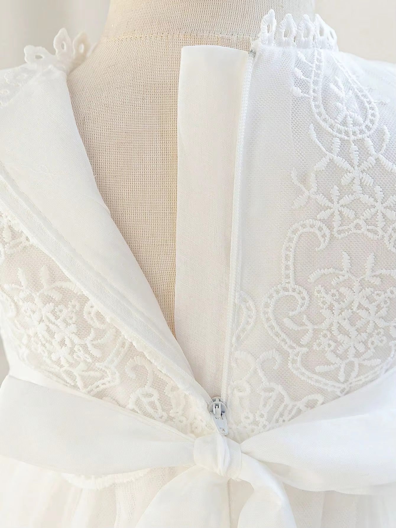 6130 Baby Girl Baptism Dress Birthday Princess Clothes for Wedding With Hat High Quality Christening White Christening Gown
