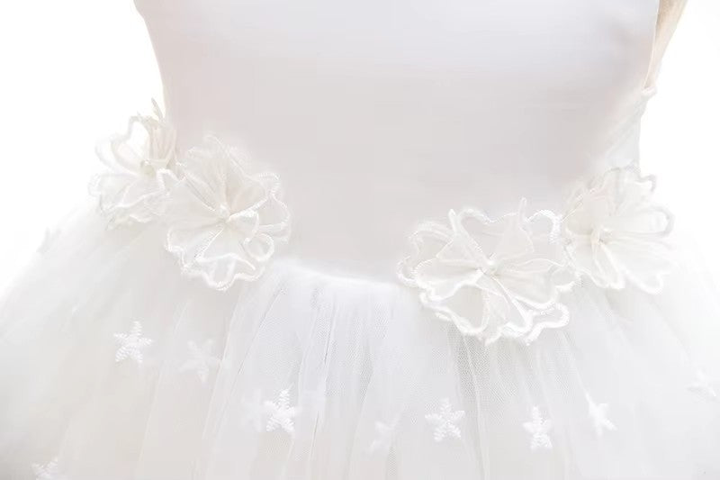7173 Baby Girl Christening Dress Baptism Dedication Blessing Gown Special Occasion Dresses With Floral Embroidered