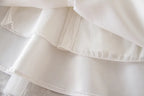 7527 Christening Fancy Outfits Luxury Bow Lace Baby Girls Tulle with Bonnet New Design Cute Embroidered Elegant Baptism Dress
